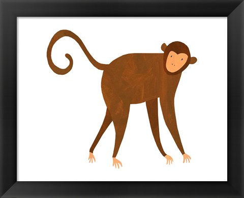 Framed Monkey Print