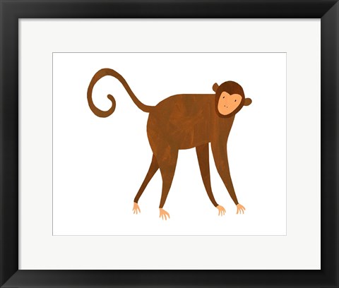 Framed Monkey Print