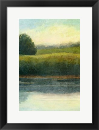 Framed Riverbank 1 Print