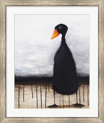 Framed Black Duck Print