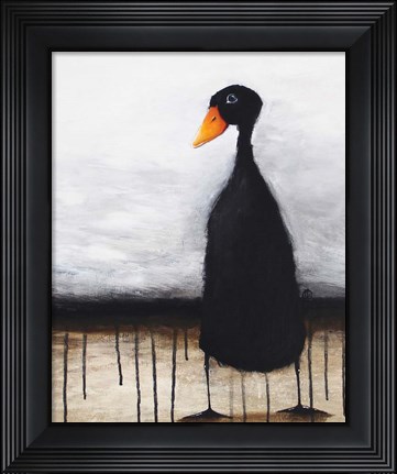 Framed Black Duck Print