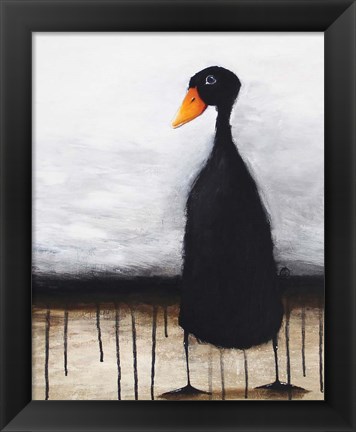 Framed Black Duck Print