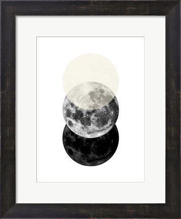 Framed Black Beige No. 3 Print