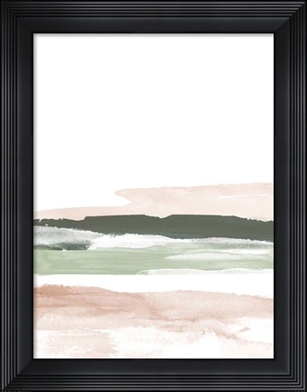 Framed Pink Grey No. 2 Print