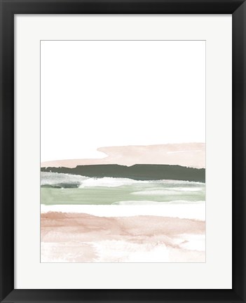 Framed Pink Grey No. 2 Print