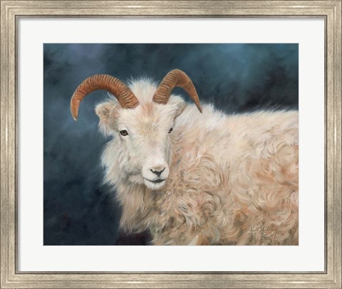 Framed Mountain Goat 2 Print