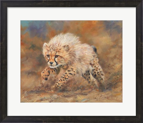 Framed Cheetah Dust Final Print