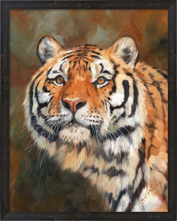 Framed April Tiger Print