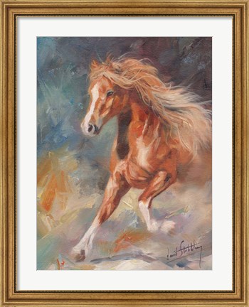 Framed Dancing Horse Print