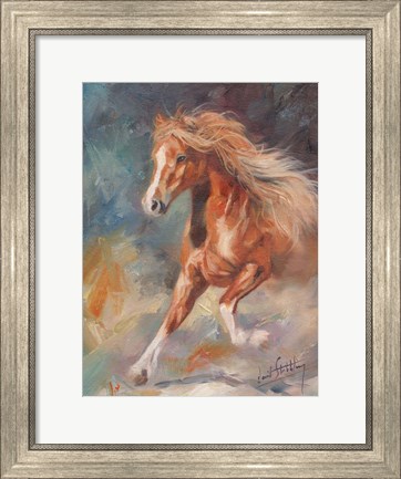 Framed Dancing Horse Print