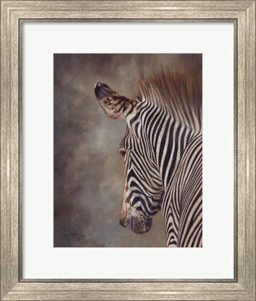 Framed Zebra Side Final Print