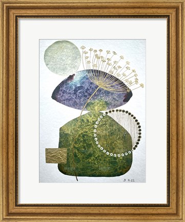 Framed Abstract Botanical 4 Print