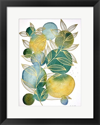 Framed Abstract Botanical 16 Print