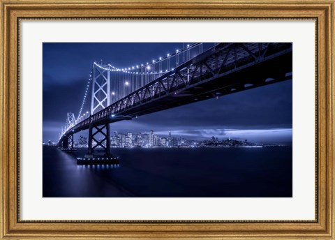 Framed Bay Bridge Print