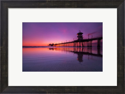 Framed Huntington Beach Print