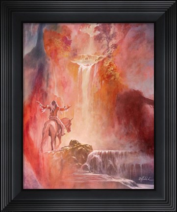 Framed In His Presence Print