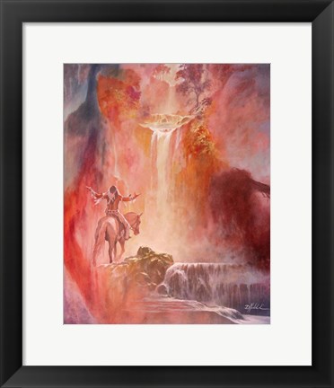 Framed In His Presence Print