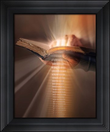 Framed Living Word Print