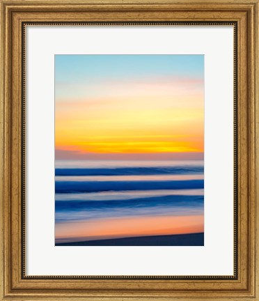 Framed Blurred Sunset Print