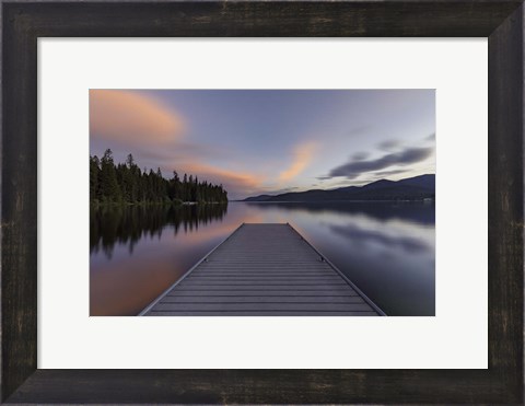 Framed Priest Lake Print