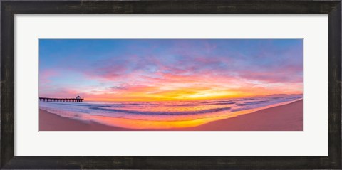 Framed Sunset Pano Print