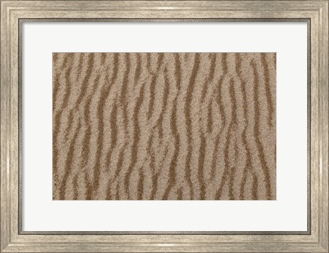 Framed Sand Patterns Print