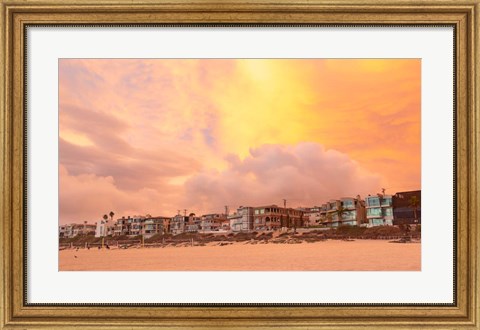 Framed Along the Beach Print