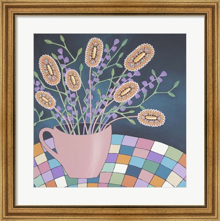 Framed Flowers in Mug 2 Print