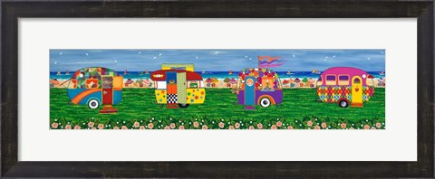Framed Happy Camping! Print
