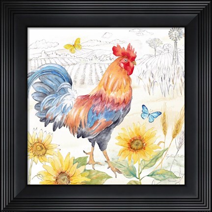 Framed Good Morning Sunshine I Print