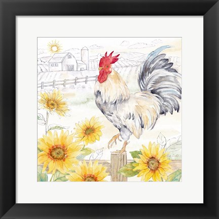 Framed Good Morning Sunshine II Print