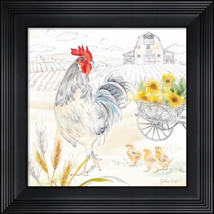 Framed Good Morning Sunshine IV Print