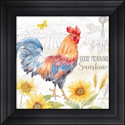 Framed Good Morning Sunshine V-Good Morning Print