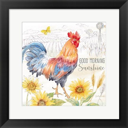 Framed Good Morning Sunshine V-Good Morning Print