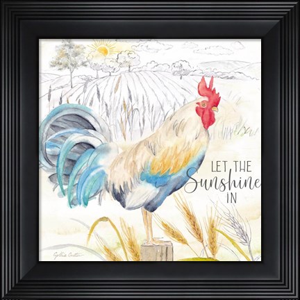 Framed Good Morning Sunshine VII-Let the Sunshine Print