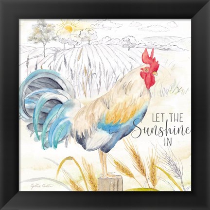 Framed Good Morning Sunshine VII-Let the Sunshine Print