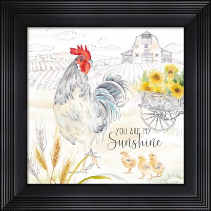 Framed Good Morning Sunshine VIII-My Sunshine Print