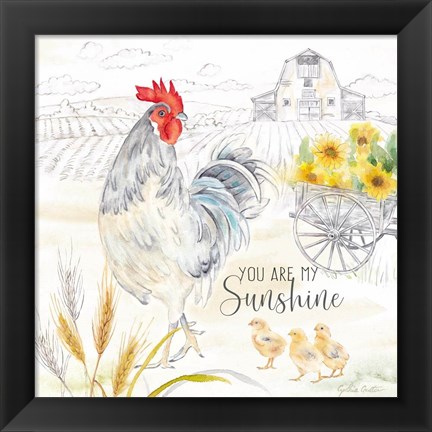 Framed Good Morning Sunshine VIII-My Sunshine Print