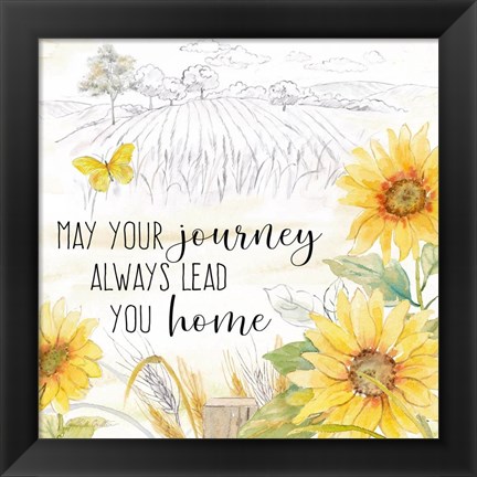 Framed Good Morning Sunshine XII-Journey Print