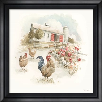 Framed Countryside XII Print