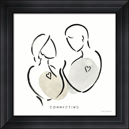 Framed Lines of Life I Print
