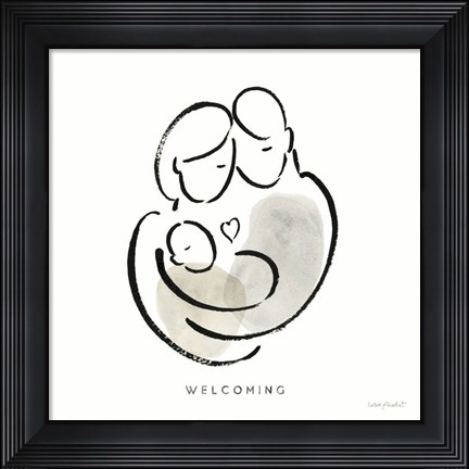 Framed Lines of Life IV Print