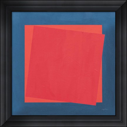 Framed Geo Core Bright Print