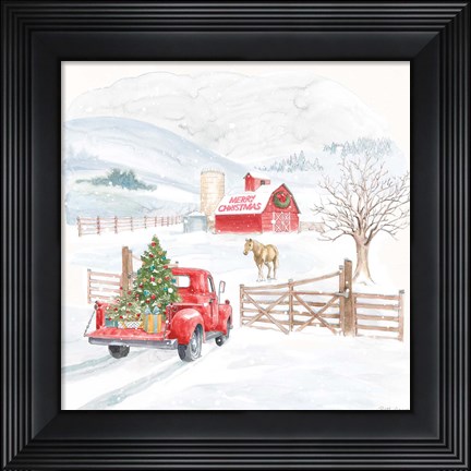 Framed Home For The Holidays IV Print