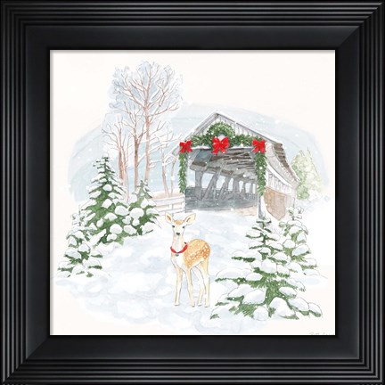 Framed Home For The Holidays III Print