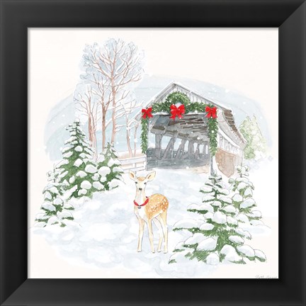 Framed Home For The Holidays III Print