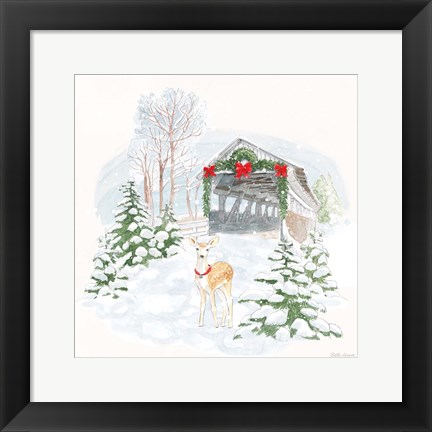 Framed Home For The Holidays III Print