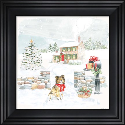 Framed Home For The Holidays II Print