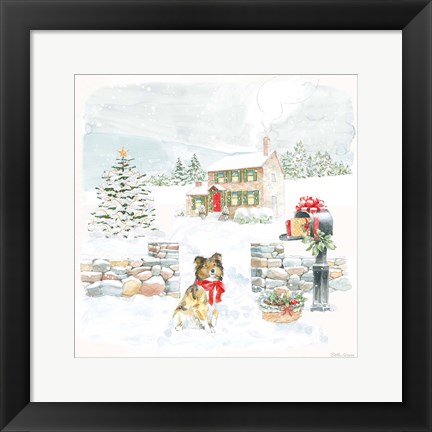 Framed Home For The Holidays II Print