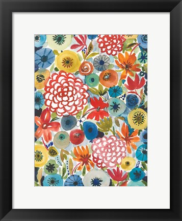 Framed Petal Play VI Print